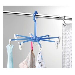 Clothes Drying Hangers Set of 3 Foldable Whitmor 8 Clip and Drip Hangers